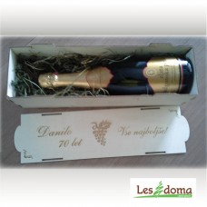 Lesena embalaža za šampanjec